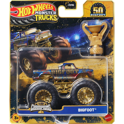 [0194735289424] MATTEL Monster Trucks Hot Wheels Bigfoot Trophy assorted random model