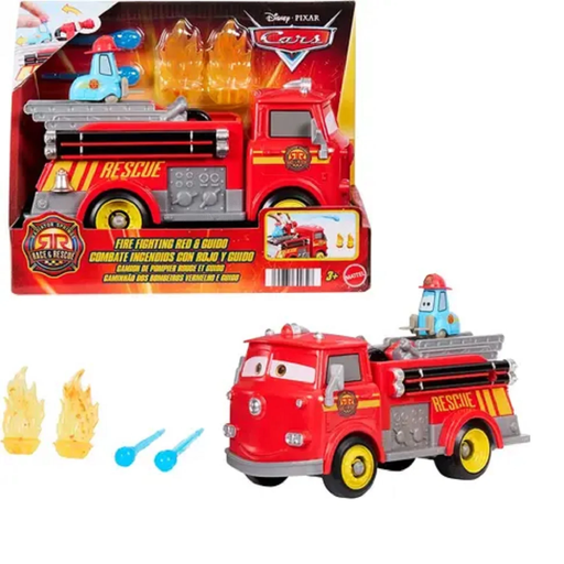 [0194735300327] CARS Red Fire Engine & Guido - Vehicle and accessory set