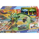 HOT WHEELS Circuito Demolición del Dragón Monster Truck la boîte