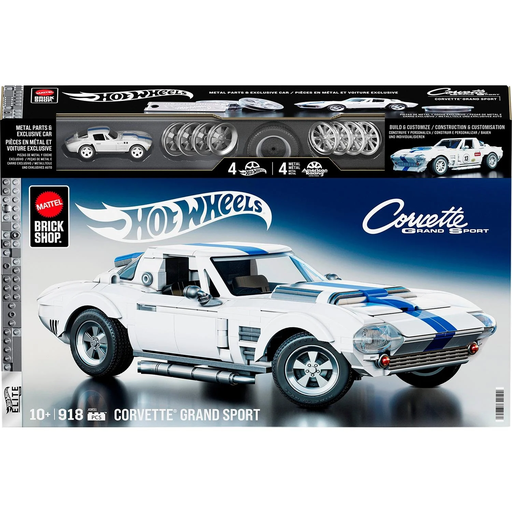 [0194735320592] MATTEL MEGA - Elite Corvette GS Hot-Wheels - 918 pieces