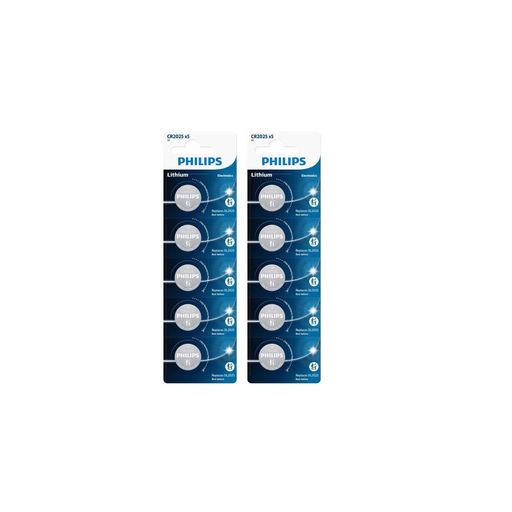 [0658738517699] PHILIPS CR2025 Batteries 5-Pack