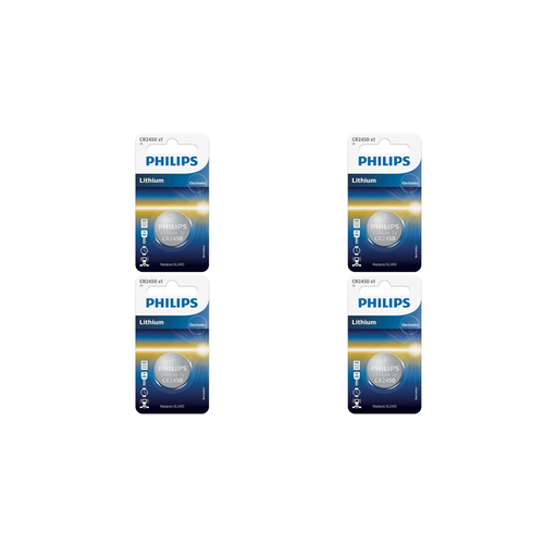 [0658738517767] PHILIPS Piles CR2450 4 unités