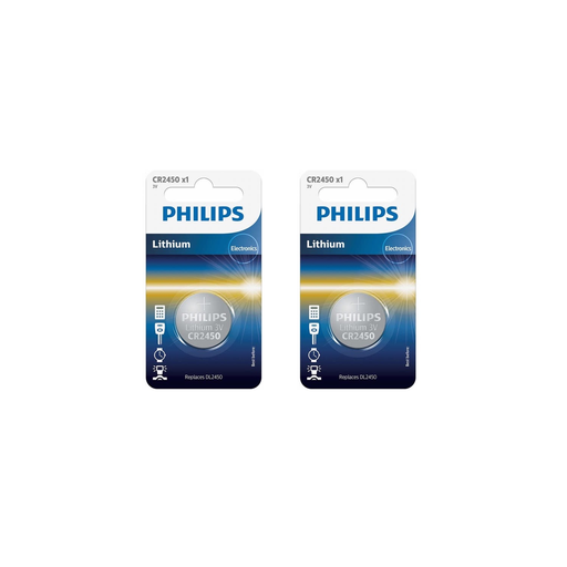 [0658738517774] PHILIPS Piles CR2450 2 unités