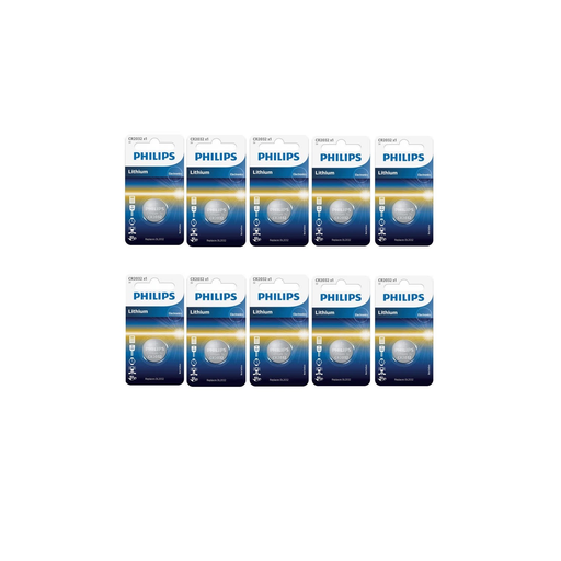 [0658738517835] PHILIPS Piles CR2032 10 unités
