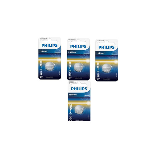 [0658738517866] PHILIPS Pilhas CR2032 4 unidades