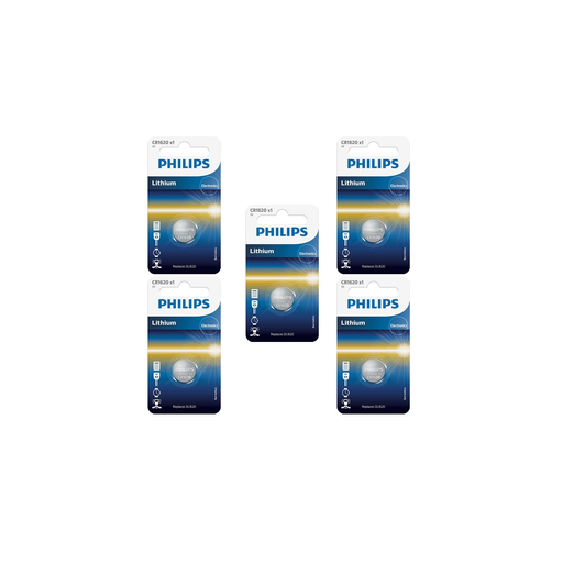 [0658738518054] PHILIPS Pilhas CR1620 5 unidades
