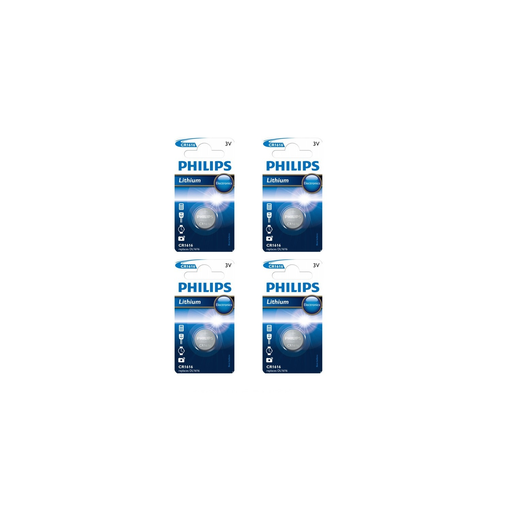 [0658738518115] PHILIPS Piles Bouton CR1616 4 unités