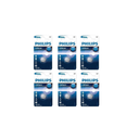 PHILIPS Pilas CR1220 6 unidades
