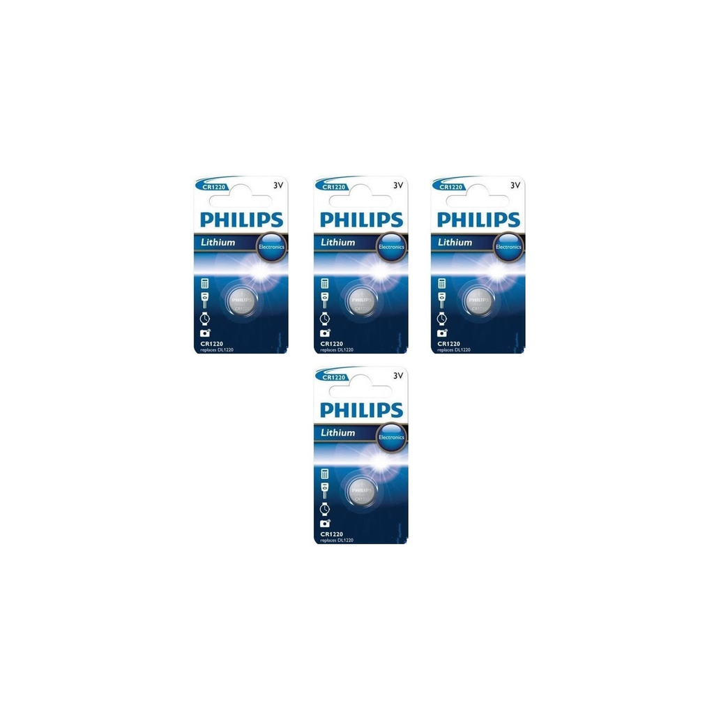 PHILIPS 4 Pilas CR1220