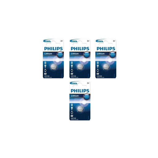 [0658738518184] PHILIPS 4 Piles CR1220