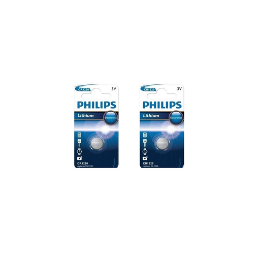 [0658738518191] PHILIPS CR1220 Batteries 2 units