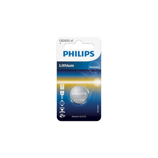 [0702865533272] PHILIPS CR2032 Button Cell Battery 1-Pack
