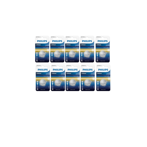 [0702865534323] PHILIPS CR2450 Batteries 10 units