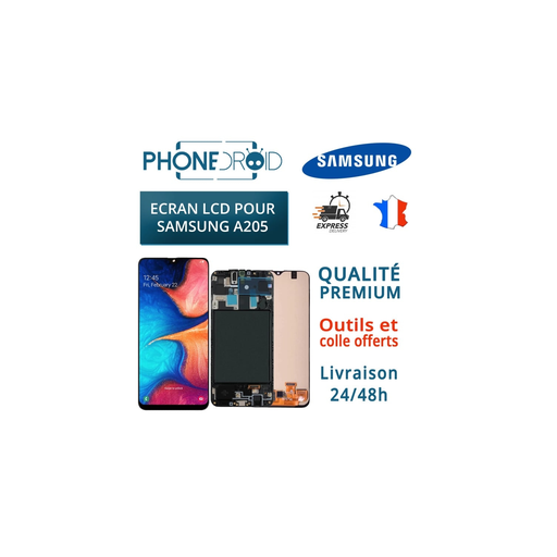 [0772467605011] SAMSUNG Écran Lcd + Tactile Galaxy A205