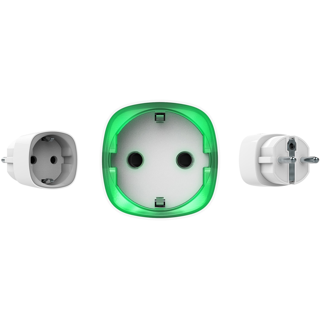 AJAX Tomada inteligente sem fios com controlo de energia Socket Branco