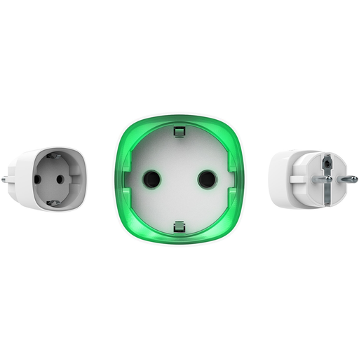 [0856963007910] AJAX Wireless Smart Plug with Energy Monitoring Socket White