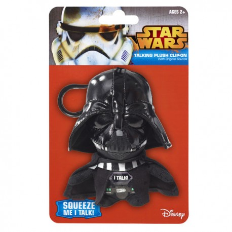 UNDERGROUND TOYS Llavero Peluche Mini Star Wars Darth Vader 17cm x16