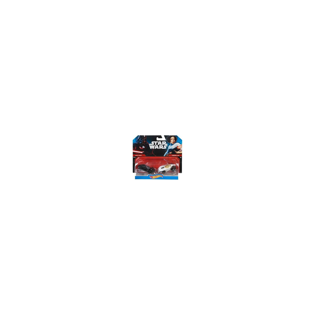 MATTEL Carro Hot Wheels Star Wars Darth Vader Com Princesa Leia