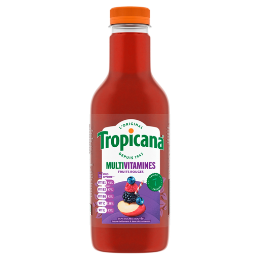[1210002001908] TROPICANA Multivitamins red fruits 90 cl