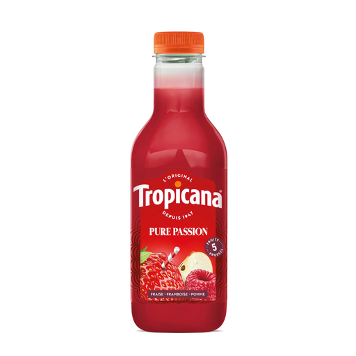[1210002002530] TROPICANA Pure Passion Strawberry, Raspberry and Apple Juice 90 cl