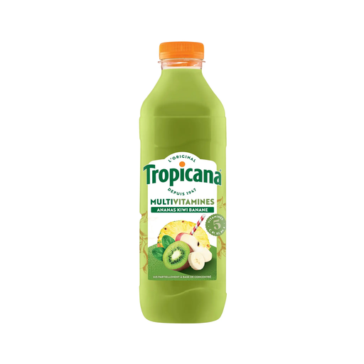 [1210002002837] TROPICANA Multivitamin Fruit Juice Pineapple Kiwi and Banana 1 L