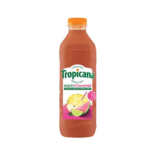 [1210002002868] TROPICANA Sumo de Frutos Multivitamínico Ananás Goiaba e Lima 1 L