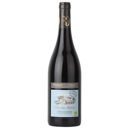 [2000700043206] CLOS DES MÛRES Romain Duvernay BIO 2018 Côtes du Rhône AOP Tinto 75 cl