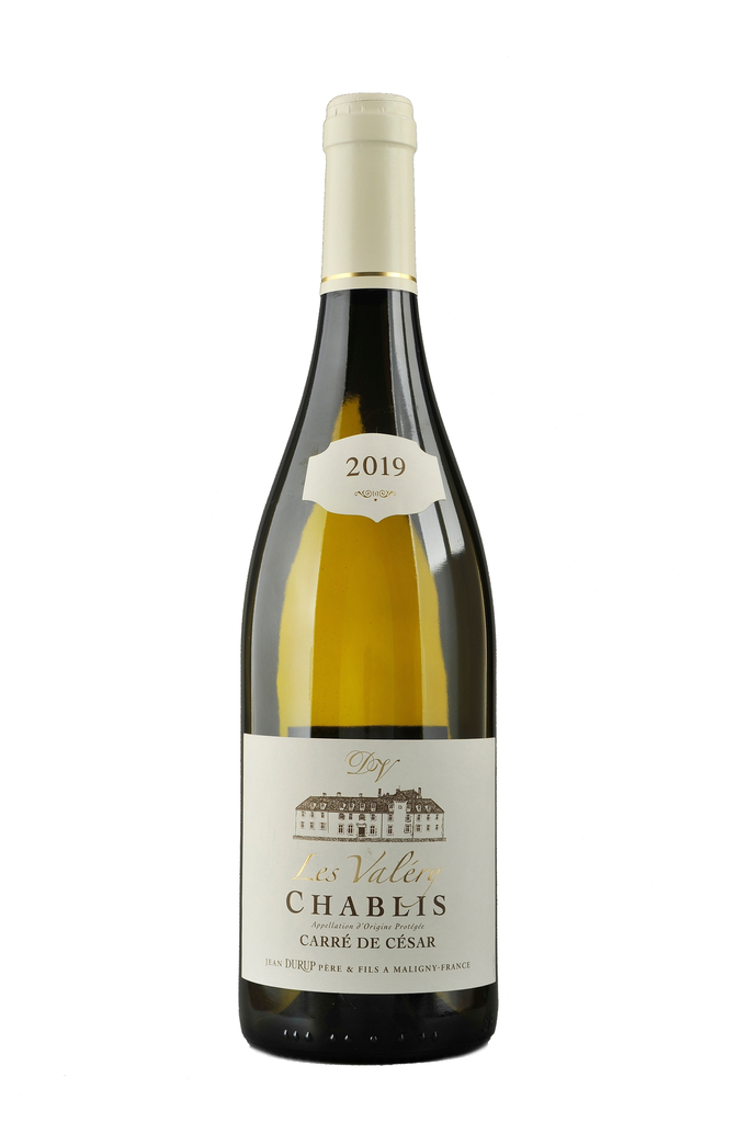 JEAN Durup Père & Fils Les Valéry Chablis AOP Dry White Wine damaged label 75 cl