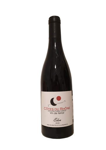 [2000700070677] DOMAINE LES APHILLANTHES LES GALETS Eden 2019 Côtes du Rhône AOP Tinto rótulo danificado 75 cl