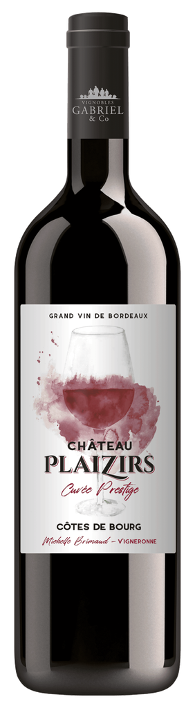 Château Plaizirs Prestige 2020 Côtes de Bourg AOP Tinto 75 cl