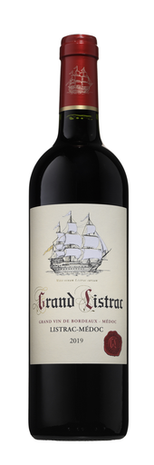 [2000700139824] GRAND Listrac 2019 Listrac-Médoc AOP Tinto rótulo danificado 75 cl