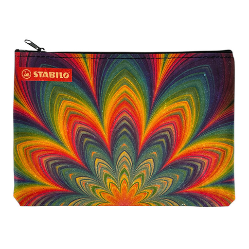 [2090000159349] STABILO Estuche Rectangular Plano Motivo Arty 22,5x16cm Cuero reciclado