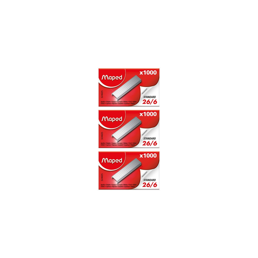 [2090000224399] MAPED Standard Staples 26/6 - 3000 Units