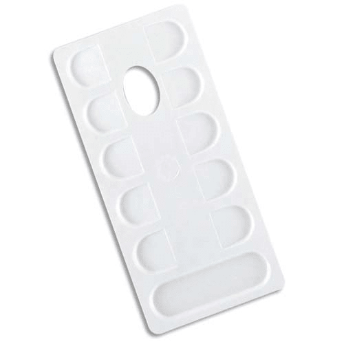 [3013648070752] LEFRANC BOURGEOIS Rectangular plastic palette 1 unit