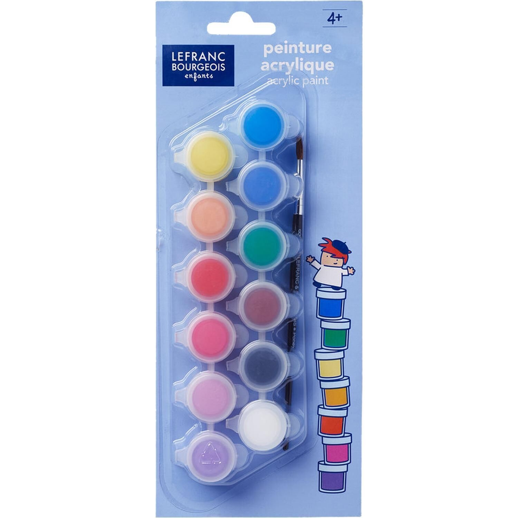 COLART Pastilla de pintura LEFRANC & BOURGEOIS, 12 unidades 5 ml