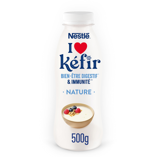 [3023290095843] NESTLE Fermented milk drink nature i love kefir 500 g
