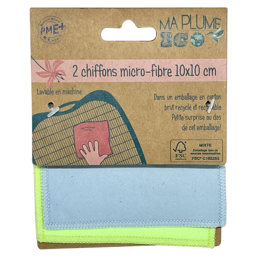 [3035262505755] MA PLUME ECO Pano de microfibra 10cm x 10cm