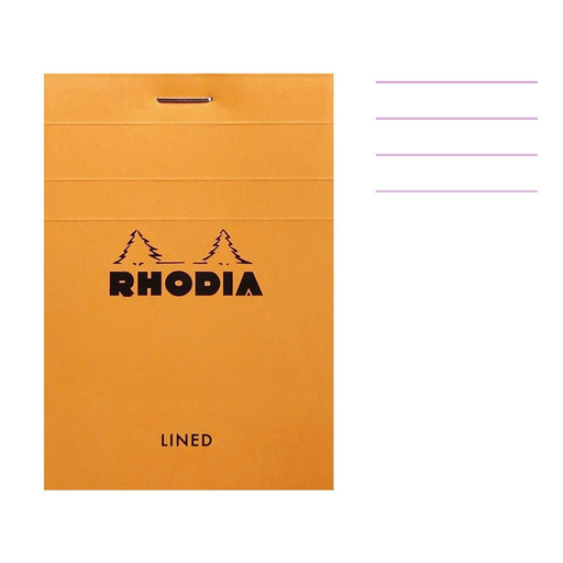 [3037920116006] RHODIA Notepad A7 7.4x10.5cm Ruled 80 sheets
