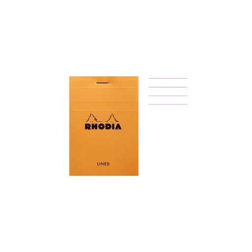 [3037920126005] RHODIA Notepad 8.5 X 12cm Lined 80 Sheets