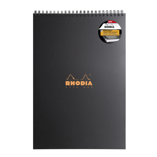 [3037920199207] RHODIA Notepad A4 80 sheets Black