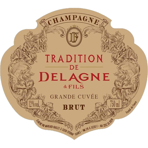 [3250391033218] DLGNE TRAD DELAGNE Tradition Champagne AOP, Brut wine 75 cl