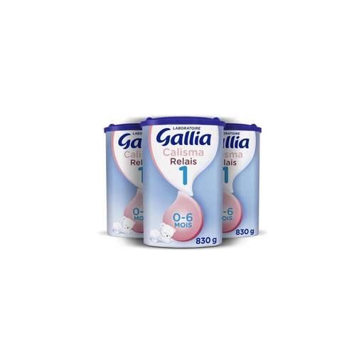 [3041091733306] GALLIA Calisma Relais 1 Leite em Pó para Bebés 3 x 830 g