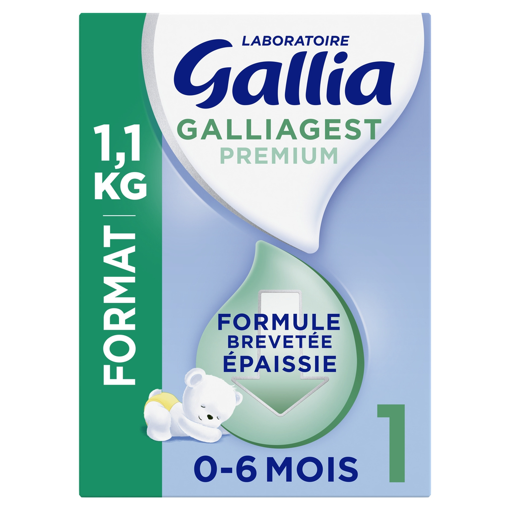 GALLIA Premium Leite 1ª idade em pó fórmula espessada 1,1 kg