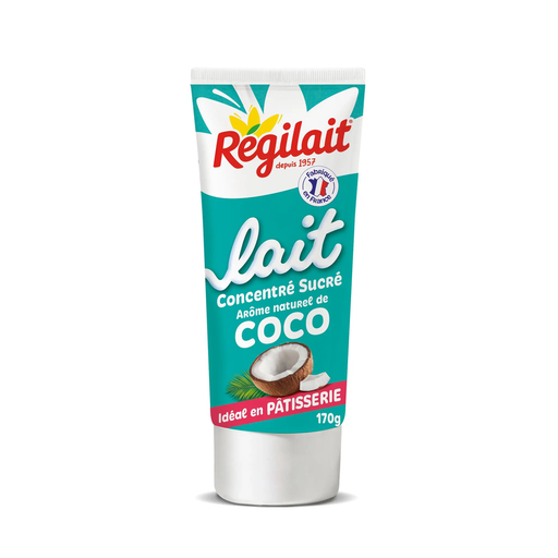 [3043936010979] REGILAIT Leite condensado açucarado sabor coco 170 g
