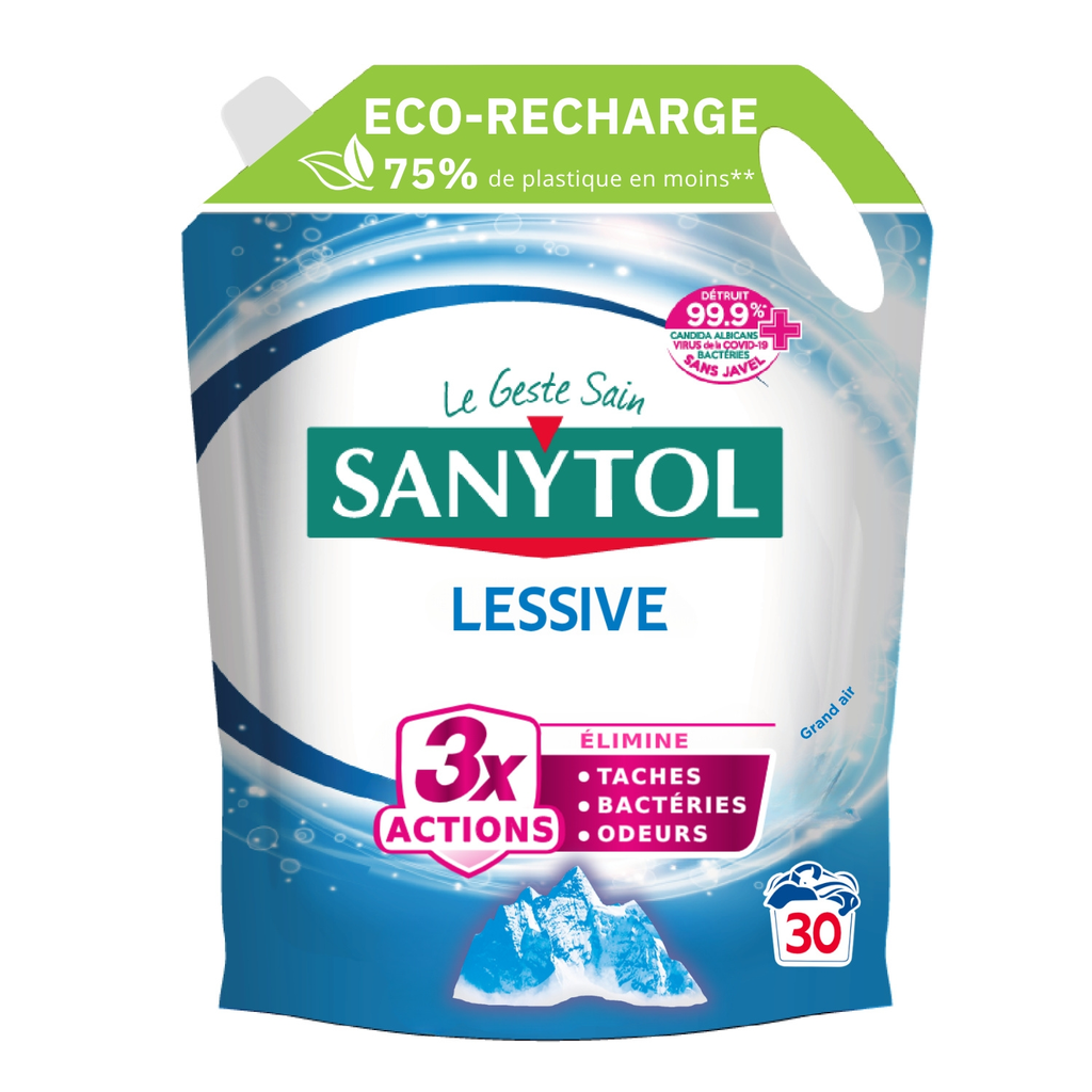 SANYTOL Detergente Líquido Recarga Desinfetante Anti-Manchas 1,5 L