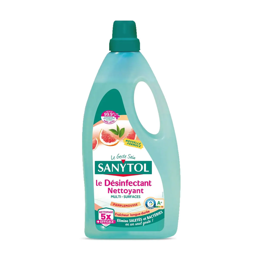 [3045206390064] SANYTOL Multi-surface disinfectant liquid grapefruit 1 L