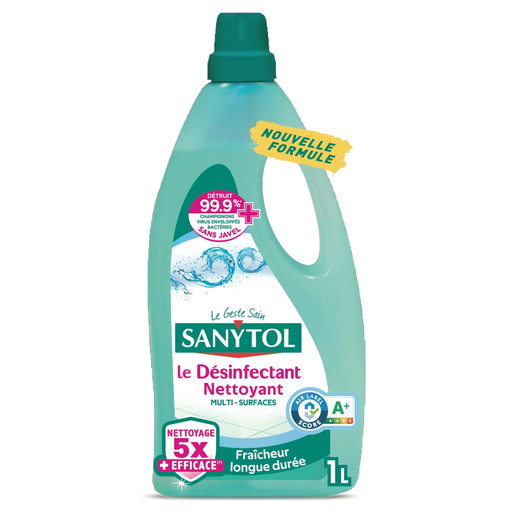 [3045206390286] SANYTOL Multi-surface disinfectant liquid cleaner 1 L