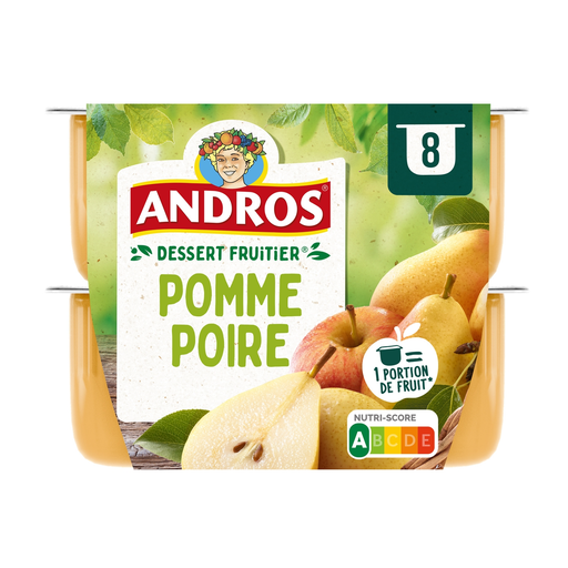 [3045320509519] ANDROS Apple and Pear Specialty 8 pots of 100 g