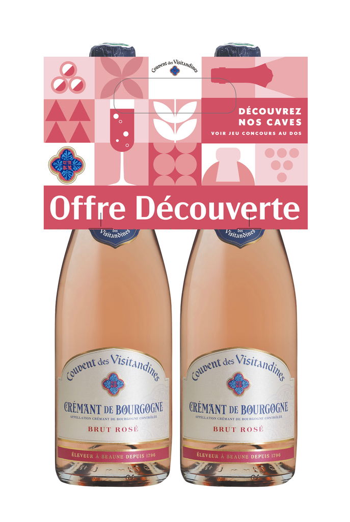 COUVENT DES VISITANDINES Vino Bourgogne AOP Doux Rosé 150 cl