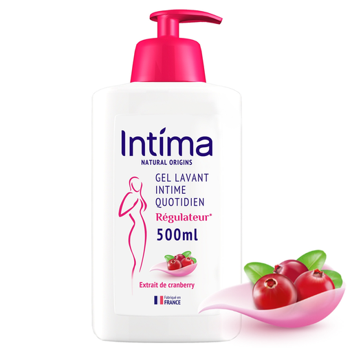[3059948008866] INTIMA Intimate Hygiene Gel Natural Regulator Cranberry 500 ml